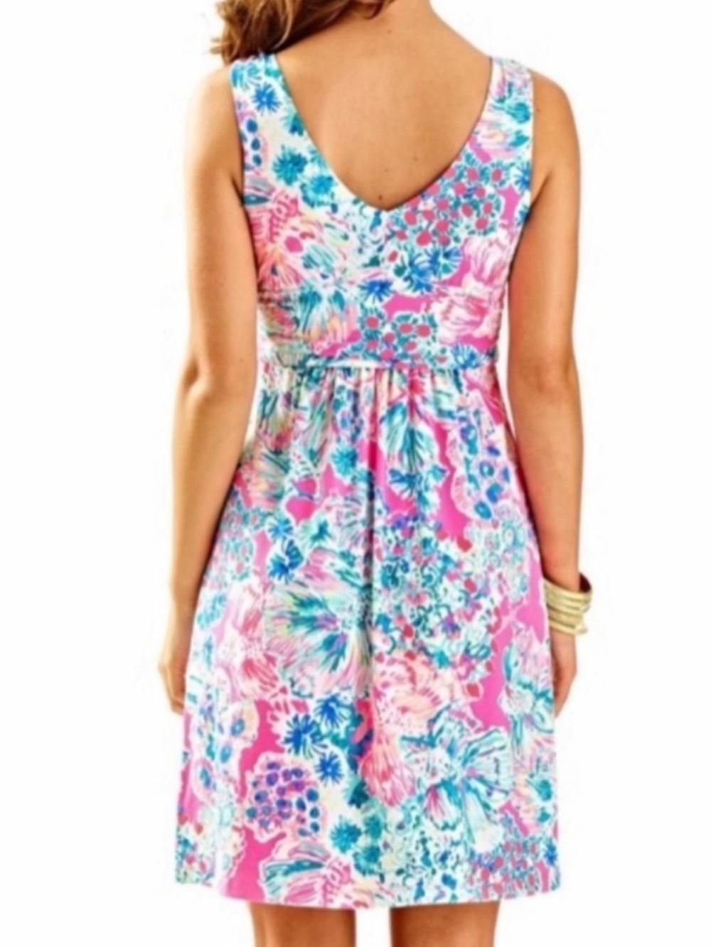 NWT Lilly Pulitzer Short Sloane Dress Tiki Pink Gypsea Pink Size S - Picture 4 of 10
